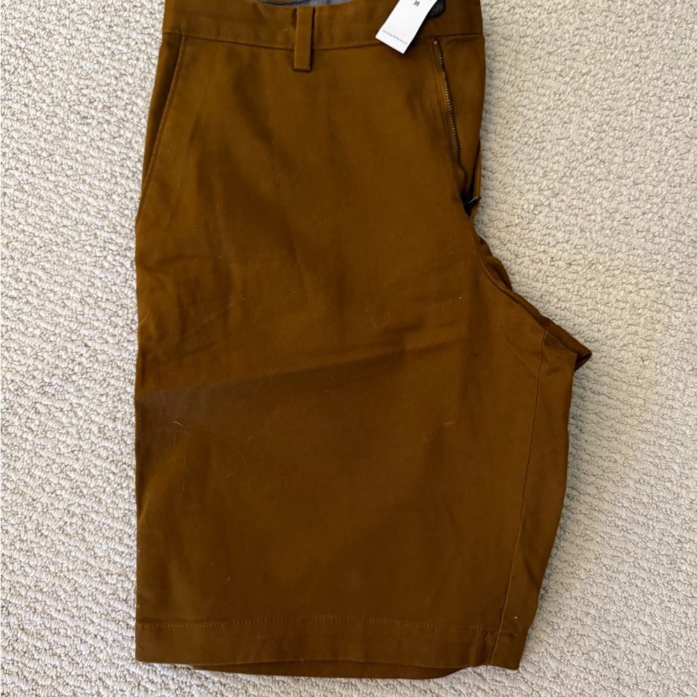Banana Republic Factory Tan Flat Front Shorts